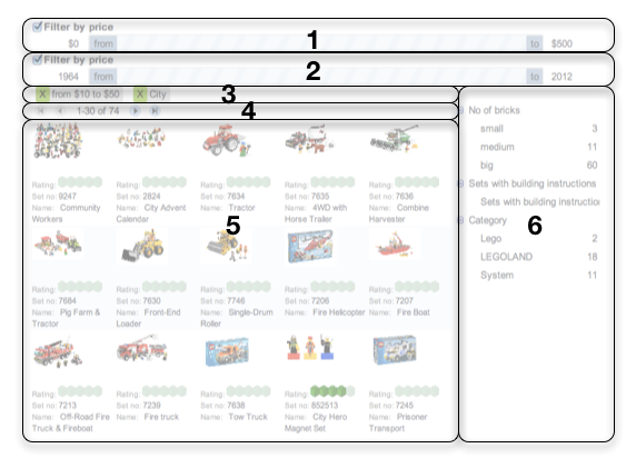 LEGO set browser with marked API services